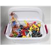 Image 1 : SMALL TOTE OF POP CULTURE FIGURES