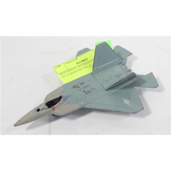 MOTORMAX SKYWINGS DIECAST YF-22 RAPTOR TOY PLANE