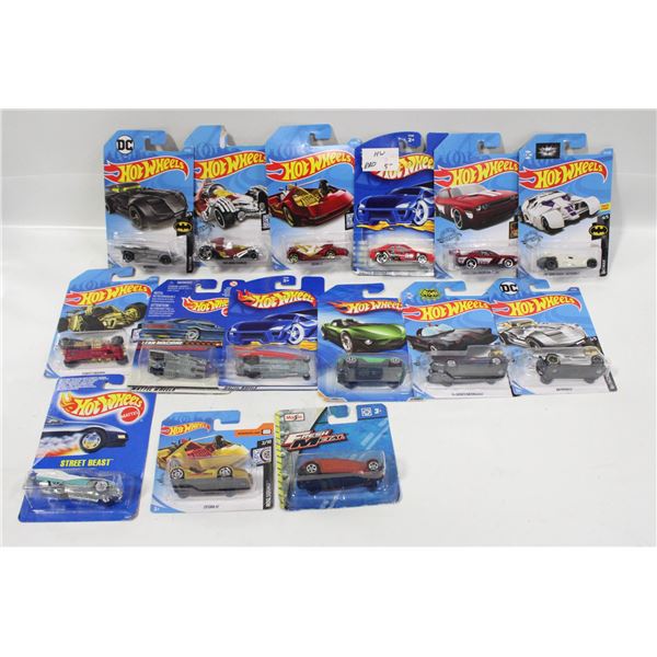 LOT OF SEALED HOTWHEELS DIECAST CARS