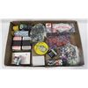 Image 1 : POKER CHIPS, DICE, PLAYING CARDS + MARVLES