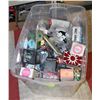 Image 1 : TOTE OF ASSORTED PLAYING CARDS + OTHER