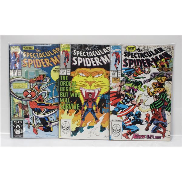 SPECTACULAR SPIDER-MAN #170/171/173