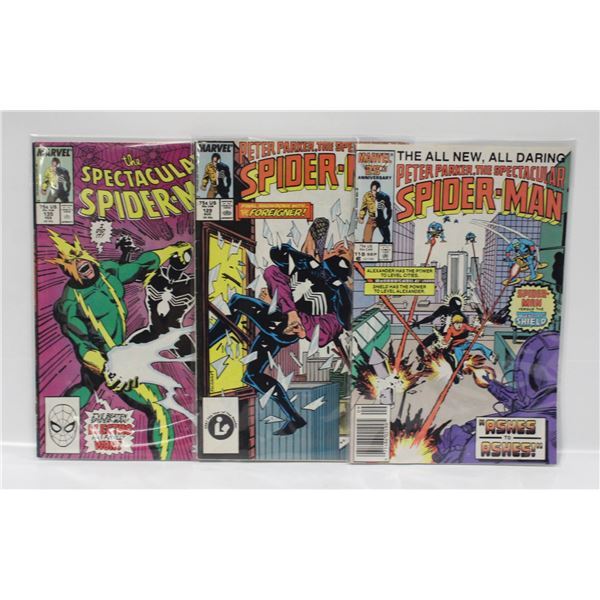 SPECTACULAR SPIDER-MAN #118/129/135