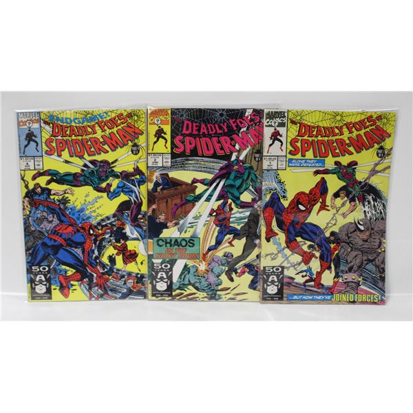 DEADLY FOES SPIDER-MAN - #1/2/4