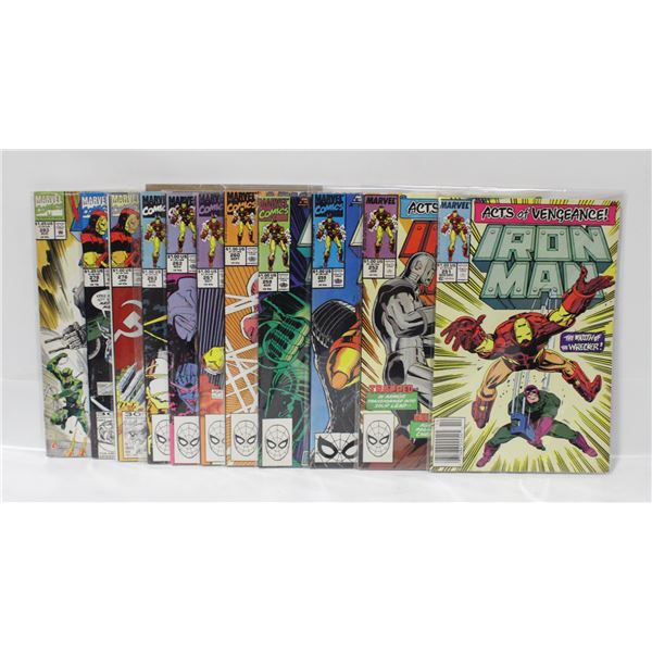 IRON MAN # 251/252/258-263/276/278/283 NEWSTAND