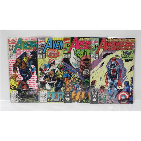 AVENGERS #338/339/341/342