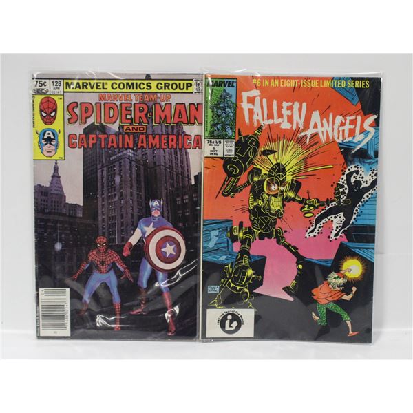 MARVEL TEAM-UP #128 & FALLEN ANGELS #6