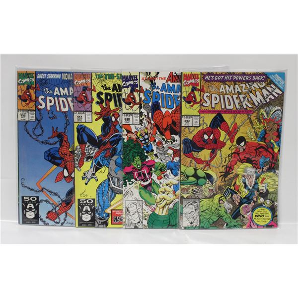 AMAZING SPIDER-MAN #343/348/351/352