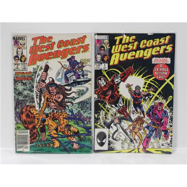 THE WEST COAST AVENGERS #1 &3