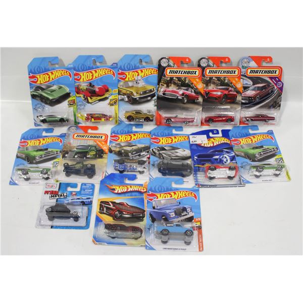 LOT OF SEALED HOTWHEELS AND MATCHBOX DIECAST CARS