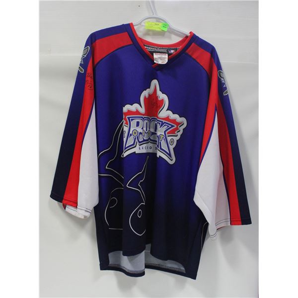 AUTOGRAPHED ROCK TORONTO LACROSSE