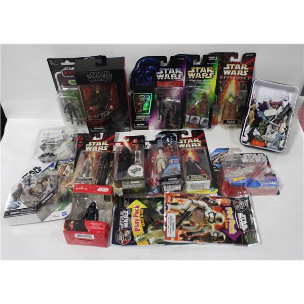 FLAT OF STARWARS COLLECTABLES