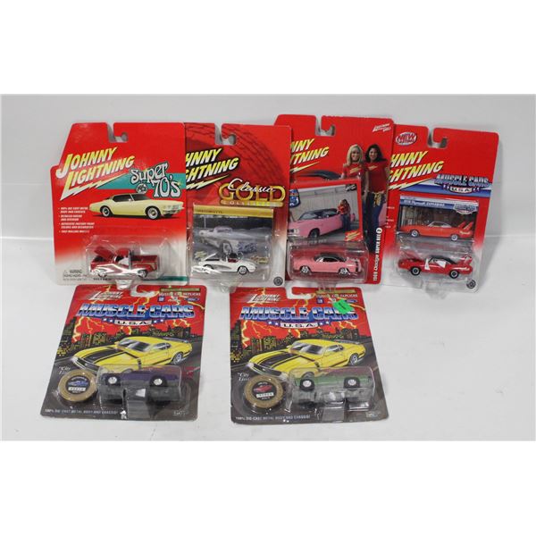 LOT OF SEALED JOHNNY LIGHTNING DIECAST CARS