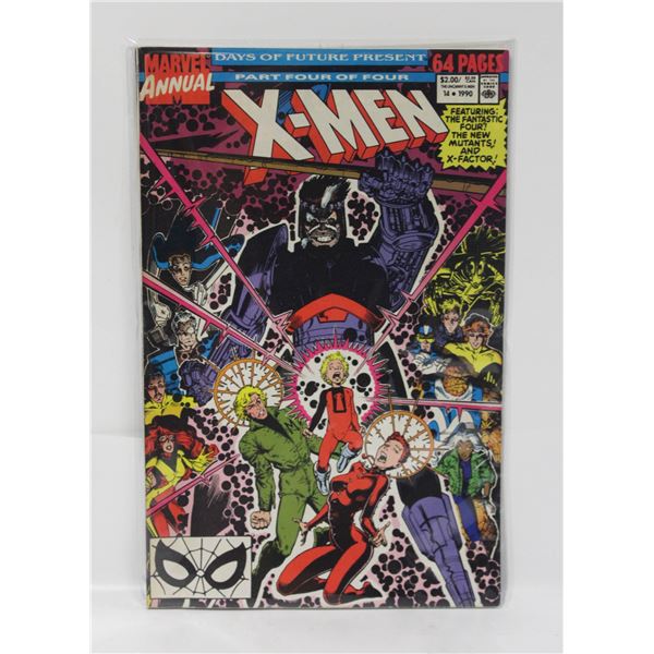 VINTAGE 1990 GIANT SIZED X-MEN ANNUAL #14 - FIRST