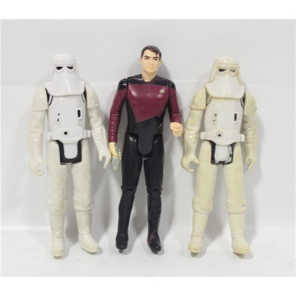 VINTAGE STAR WARS AND STAR TREK FIGURINES