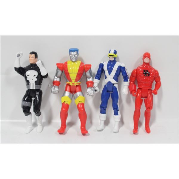 VINTAGE TOY BIZ MARVEL X-MEN DAREDEVIL, PUNISHER,