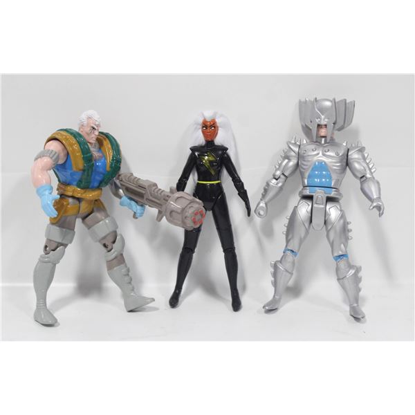 VINTAGE TOY BIZ MARVEL X-MEN CABLE,STRYFE, STORM