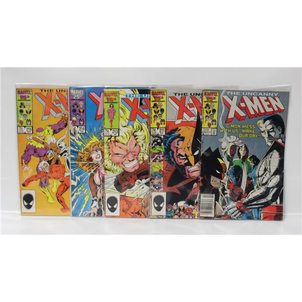 UNCANNY X-MEN #210/#211/#213/#214/#215