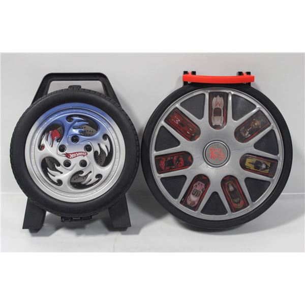 2 HOTWHEELS CASES 1 SPEED