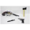 Image 1 : 2 GUN SHAPED LIGHTERS + 1 AXE SHAPED LIGHTER