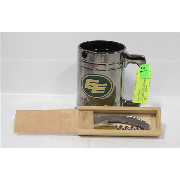 EDMONTON ESKIMOS BEER NUG +