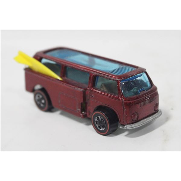 HOTWHEELS REDLINE 1969 VOLKSWAGON RED