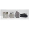 Image 1 : 4 VINTAGE ALL DIFFERENT RONSON LIGHTERS