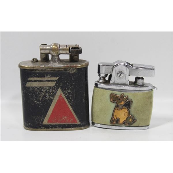 2 ANTIQUE CIGARETTE LIGHTER