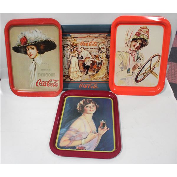 COCA-COLA SERVING TRAYS ASSORTMENT