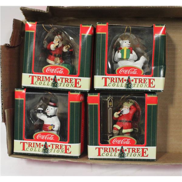 4 TRIM TREE COLLECTION COCA-COLA