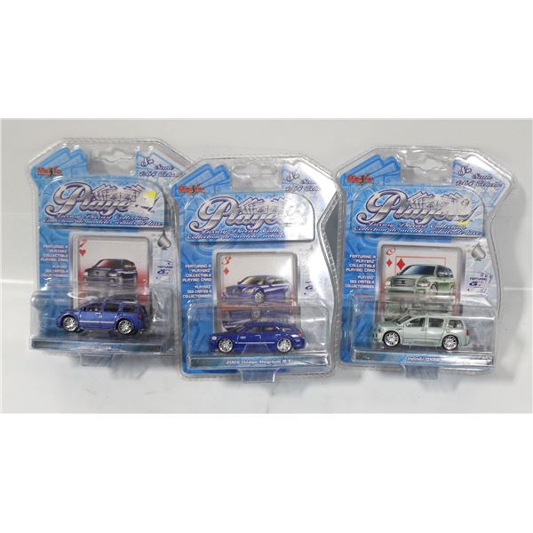 3 SEALED MAISTO 1:64 SCALE PLAYERS