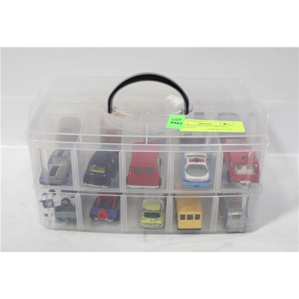 2 LAYERED DIECAST CARRYING CASE WITH