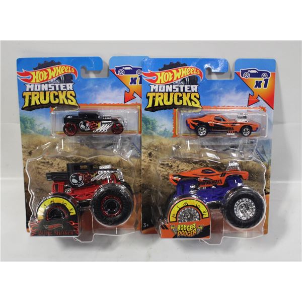NEW HOTWHEELS MONSTER TRUCK PACKS