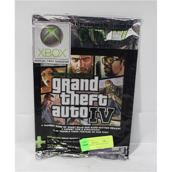 SEALED OFFICIAL XBOX MAGAZINE GTA IV