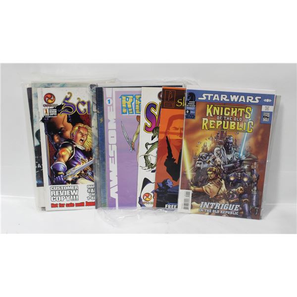 COMIC BOOKS INCLUDING STARWARS DARK-