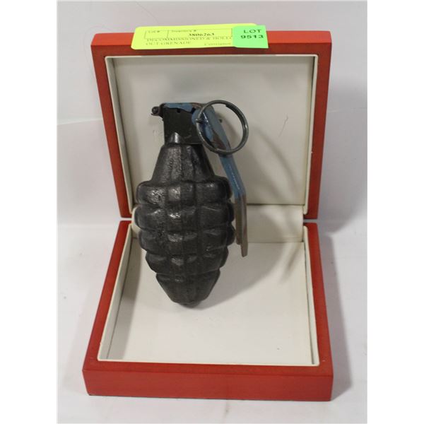 DECOMMISSIONED & HOLLOWED OUT GRENADE