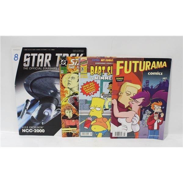 STARTREK, FUTURAMA, SIMPSONS