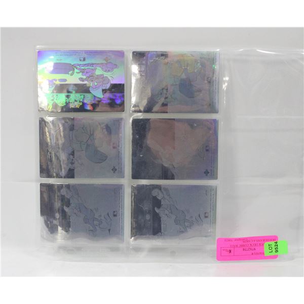 1990 UPPER DECK COMIC BALL HOLOGRAMS 6 CARDS