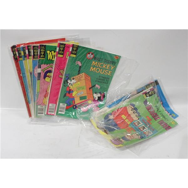 FLAT OF OLD 'THE GOLD KEY' COMIC BOOKS