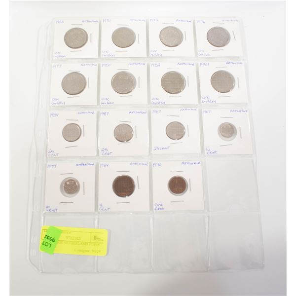 15 VINTAGE NETHERLAND COINS 60S - 80S