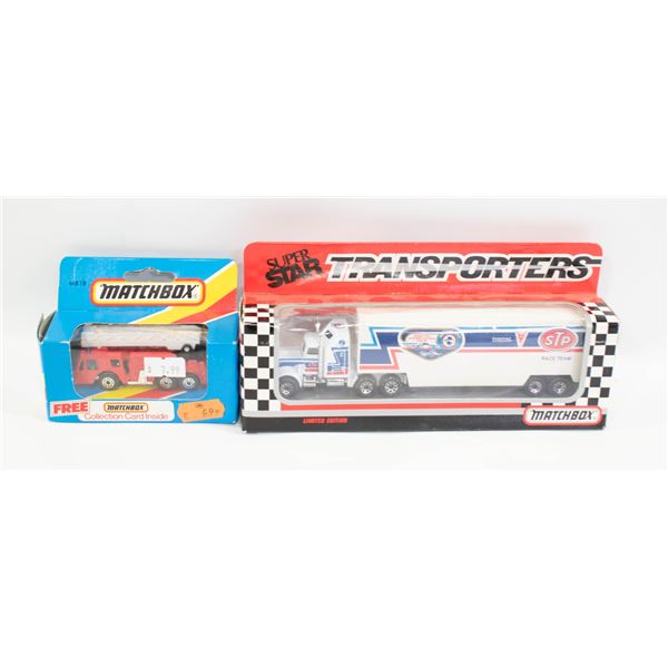 2 VINTAGE MATCHBOX IN ORIGINAL PKS DIECASTS