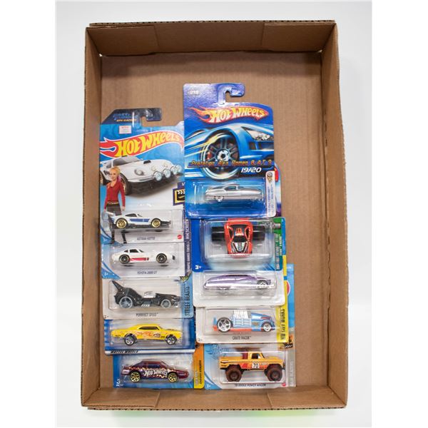 FLAT OF HOTWHEELS DIECASTS