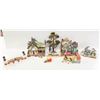 Image 1 : LOT OF PORCELAIN VILLAGE HOUSES WITH DECOR