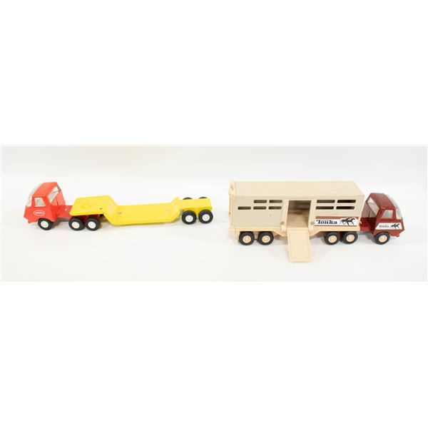 TONKA PONY TRAILER SEMI TRUCK +