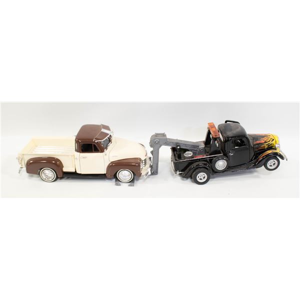 2 DIECAST TRUCKS