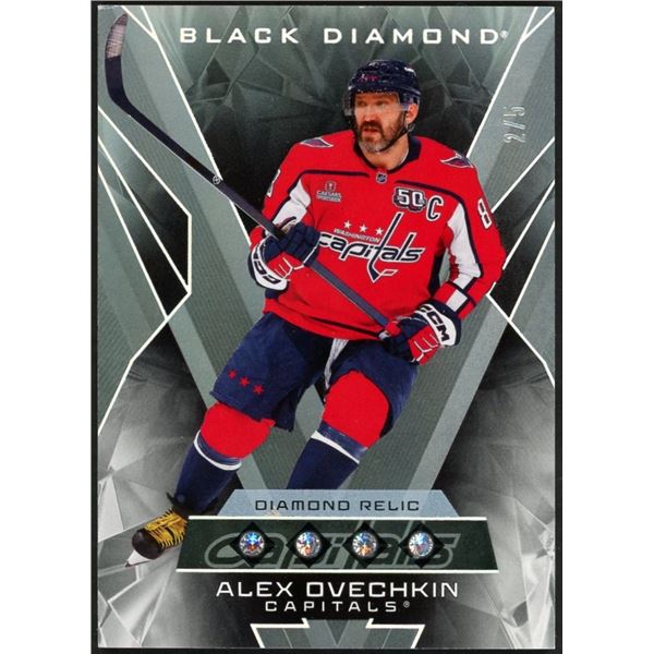 2025 Upper Deck Black Diamond Alex Ovechkin Quad Diamond Relic #2/5!