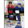 Image 1 : 2024-25 Upper Deck Ultimate Quad Materials Ovechkin/Matthews/Mackinnon/Kucherov #2/5