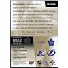 Image 2 : 2024-25 Upper Deck Ultimate Quad Materials Ovechkin/Matthews/Mackinnon/Kucherov #2/5