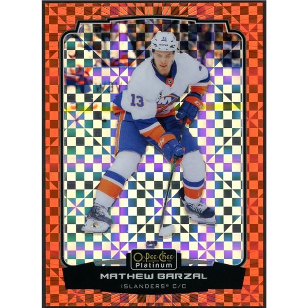 2022-23 OPC Platinum Mathew Barzal Orange Checkers #24/25