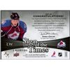 Image 2 : 2011-12 SP Authentic Gabriel Landeskog Sign of the Times autograph